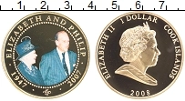 Продать Монеты Острова Кука 1 доллар 2008 Позолота