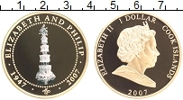 Продать Монеты Острова Кука 1 доллар 2007 Позолота