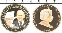 Продать Монеты Острова Кука 1 доллар 2008 Позолота