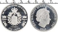 Продать Монеты Тристан-да-Кунья 1 крона 2013 Серебро