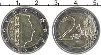 Продать Монеты Люксембург 2 евро 2022 Биметалл