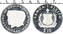 Продать Монеты Самоа 10 долларов 1986 Серебро