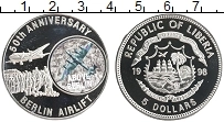 Продать Монеты Либерия 5 долларов 1998 Медно-никель