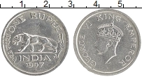 Продать Монеты Британская Индия 1 рупия 1947 Медно-никель