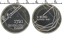 Продать Монеты Словения 3 евро 2021 Биметалл