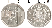 Продать Монеты Перу 1 соль 2015 Латунь
