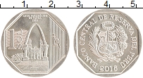 Продать Монеты Перу 1 соль 2016 Медно-никель
