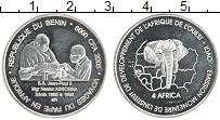 Продать Монеты Бенин 6000 франков 2005 Медно-никель
