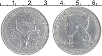 Продать Монеты Афарс и Иссас 5 франков 1957 Алюминий