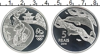 Продать Монеты Бразилия 5 реалов 2014 Серебро