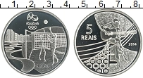 Продать Монеты Бразилия 5 реалов 2014 Серебро