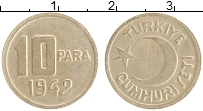 Продать Монеты Турция 10 пар 1948 Латунь