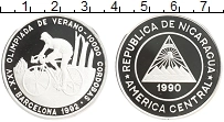 Продать Монеты Никарагуа 10000 кордобас 1990 Серебро