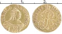 Продать Монеты 1741 – 1761 Елизавета Петровна 1 полтина 1756 Золото