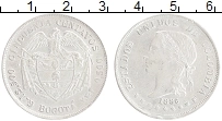 Продать Монеты Колумбия 50 сентаво 1884 Серебро