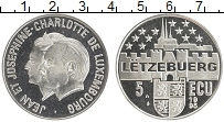 Продать Монеты Люксембург 5 экю 1995 Медно-никель