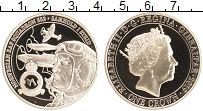 Продать Монеты Гибралтар 1 крона 2019 Позолота