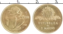 Продать Монеты Сан-Марино 1 скудо 1981 Золото