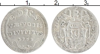 Продать Монеты Ватикан 1 гроссо 1761 Серебро
