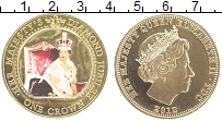 Продать Монеты Тристан-да-Кунья 1 крона 2012 Позолота