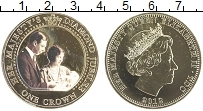 Продать Монеты Тристан-да-Кунья 1 крона 2012 Позолота