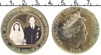 Продать Монеты Тристан-да-Кунья 1 крона 2012 Позолота