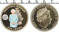 Продать Монеты Тристан-да-Кунья 1 крона 2014 Позолота