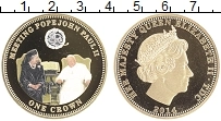 Продать Монеты Тристан-да-Кунья 1 крона 2014 Позолота