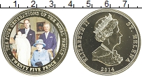 Продать Монеты Остров Святой Елены 25 пенсов 2014 Позолота