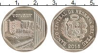 Продать Монеты Перу 1 соль 2016 Латунь