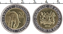 Продать Монеты Кения 20 шиллингов 2018 Биметалл