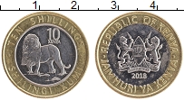 Продать Монеты Кения 10 шиллингов 2018 Биметалл