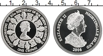 Продать Монеты Тристан-да-Кунья 1 крона 2006 Серебро
