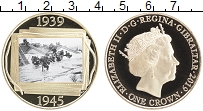 Продать Монеты Гибралтар 1 крона 2019 Позолота
