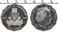 Продать Монеты Австралия 50 центов 2001 Медно-никель