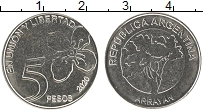 Продать Монеты Аргентина 5 песо 2020 Медно-никель