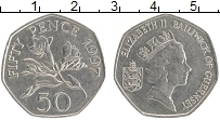 Продать Монеты Гернси 50 пенсов 1997 Медно-никель
