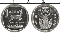 Продать Монеты ЮАР 1 ранд 2001 Медно-никель