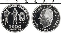 Продать Монеты Испания 1000 песет 2000 Серебро