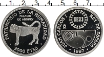 Продать Монеты Испания 2000 песет 1997 Серебро