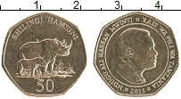 Продать Монеты Танзания 50 шиллингов 2015 Латунь