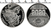 Продать Монеты США 1 доллар 2020 Серебро