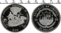 Продать Монеты Либерия 20 долларов 2000 Серебро