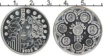 Продать Монеты Франция 1/4 евро 2002 Серебро