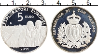 Продать Монеты Сан-Марино 5 евро 2011 Серебро