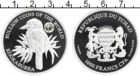 Продать Монеты Чад 1000 франков 2022 Серебро