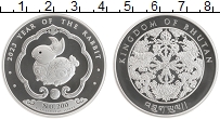 Продать Монеты Бутан 200 нгултрум 2023 Серебро