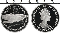 Продать Монеты Остров Джерси 2 фунта 1990 Серебро
