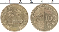 Продать Монеты Полинезия 100 франков 2021 Латунь