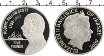 Продать Монеты Остров Джерси 5 фунтов 2009 Медно-никель